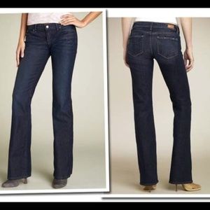 NWOT PAIGE Benedict Canyon Dark Low Rise Denim